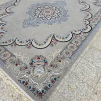 فرش آبی کرم کلاسیک|فرش|سیرجان, |دیوار