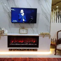 شومینه برقی فلت شیشه ای