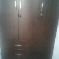 کمدقهوهای سالم سه کشو سه در