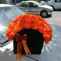 گل رز روبانی