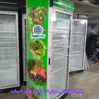 یخچال تک درب ایستاده ویترینی نو آماده تحویل
