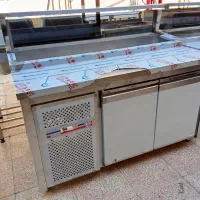 تاپینگ یخچال دار/۱۵۰سانت/فست فود