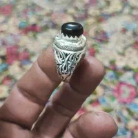 انگشتر نقره و خطی قدیم تاریخ دار
