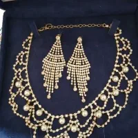 نیم ست تمام نگین نو