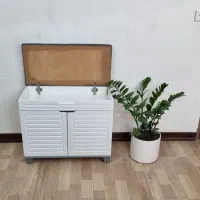 جاکفشی باکس دار تمام نشیمن 2 درب و 2 تیکه کد M20|جاکفشی، کمد، دراور|خمینی‌شهر, |دیوار