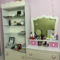 کمد و میز تحریر دخترانه|تخت و سرویس خواب|کرج, حسن آباد|دیوار