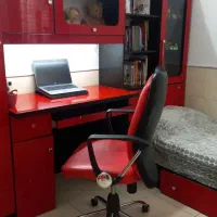 تخت خواب نوجوان|تخت و سرویس خواب|سرخه, |دیوار