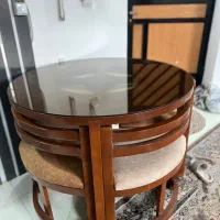 میز چهارنفره کم جا اپارتمانی