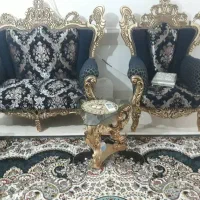 مبل سلطنتی(چوبی)۷نفره|مبلمان خانگی و میز عسلی|زابل, |دیوار