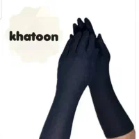 دستکش نخی ساق بلند زنانه