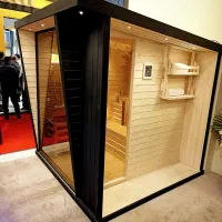 کابین سونا خشک طرح اروپایی خانوادگی دوش جکوزی بخار