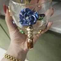 لیوان لوکس نگین کاری شده|ظروف سرو و پذیرایی|تهران, شهرک طالقانی|دیوار