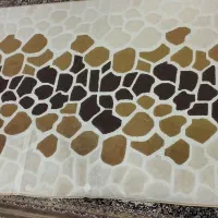 فرش ۴متری طرح سنگ ۳بعدی