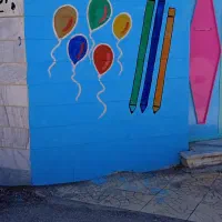 اجرای دیوار نویسی ،زیباسازی،طراحی و نقاشی،مهدکودک|خدمات پیشه و مهارت|نورآباد, |دیوار