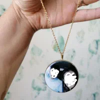 گردنبند و جاکلیدی چهره رزینی