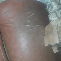 مبل چرمی دسته دوم|مبلمان خانگی و میز عسلی|آق قلا, |دیوار