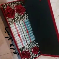 تزئین پول نقدگل اسکناس آرایی جعبه کادوتولدباکس گل