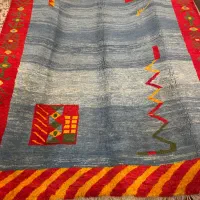 فرش دستبافت ۹ متری پشم دست ریس رنگ گیاهی