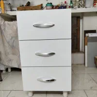 دراور سه کشو سفید ملامینه