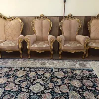 مبلمان سلطنی چوب راش 9نفره