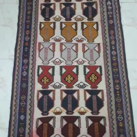 گلیم فرش دست بافت|گلیم، جاجیم، گبه|مشکیندشت, |دیوار