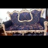 مبل سلطنتی ۷ نفره چوب|مبلمان خانگی و میز عسلی|اهر, |دیوار