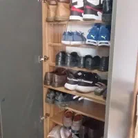 جای کفشی رنگ عسلی و طوسی نو|کتابخانه، شلف، قفسه‌های دیواری|تهران, طیب|دیوار