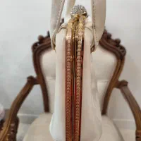 کیف دستی سفید چرم براق|کیف، کفش، کمربند|شیراز, شهرک گلستان|دیوار