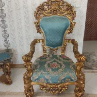 سرویس مبلمان ۷نفره سلطنتی و ناهارخوری ۴نفره|مبلمان خانگی و میز عسلی|کاشان, صنعت|دیوار