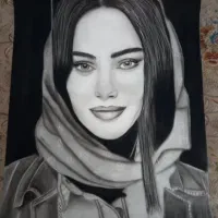 سفارش طراحی چهره سیاه قلم