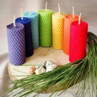 اموزش شمع موم عسلی(بیزوکس)