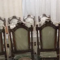 میز ناهار خوری و صندلی تمام چوب راش|میز و صندلی غذاخوری|تهران, سلیمانی|دیوار