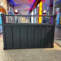 میز پیشخوان ویترین دار