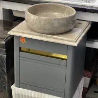 روشویی کابینتی رویه سنگی