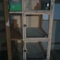قفس جفت کن گنجه چوبی ۴ طبقه بزرگ خاص