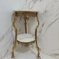 میز تلفن برنجی