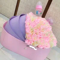 باکس گل دسته گل روبانی|گل مصنوعی|یزد, |دیوار