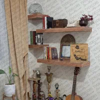 براکت شلف پایه مخفی مدل طبقه تلویزیون نصب دیواری|کتابخانه، شلف، قفسه‌های دیواری|کرج, شهرک بنفشه|دیوار