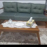 مبل راحتی چوب راش|مبلمان خانگی و میز عسلی|شوط, |دیوار