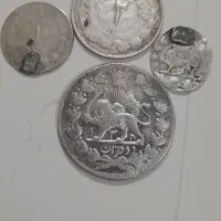 ۶عدد سکه قدیمی ایرانی ۴عدد نقره