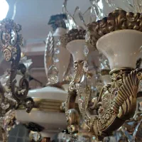 لوستر کرم آنتیک ایتالیایی ضمانت دار