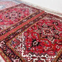 یک جفت فرش ۶ متری دستبافت تازه از دار افتاده