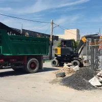 خدمات کمپرسی ماسه مخلوط بیل لودر خاکبرداری و