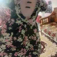 پیراهن نو کتون گلدار