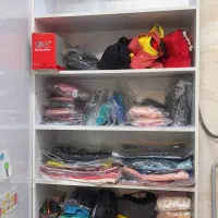 تجهیزات لباس فروشی(دکور و‌میز پیشخوان) و سالن ناخن|فروشگاه و مغازه|کهریزک, |دیوار