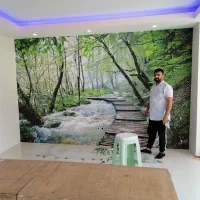 نصب کاغذدیواری  و نقاشی