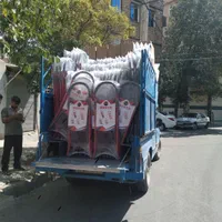 نردبان نردبام تاشو دنیا فلز نردبام قرمز|ابزارآلات|قدس, شهرقدس|دیوار