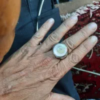 انگشتره نقره خیلی قدیمی ورینگ لاستیک نیسان|کلکسیون اشیاء عتیقه|مشگین شهر, |دیوار