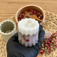 شمع گل محمدی