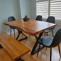 میز ناهار خوری روستیک|میز و صندلی غذاخوری|کرج, فاز ۵ مهرشهر|دیوار